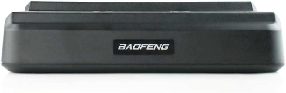 Baofeng UV-5R Six-Way Charger Base, Multi Unit Charging Station for UV-5R 8W BF-F8HP UV-5R+ Plus UV-5RE UV-5RHP UV-5RTP UV-5RA UV-5G GT-5R Walkie Talkie and Battery(1 Pack)