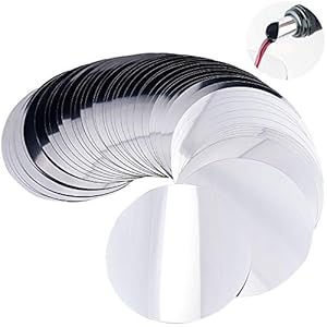 cacao 50 stks Wijnschijfje, Wijndruppel Stopping Pourer, Gieten Hulp & Sommelier Accessoires – Geen Drop Druppelstop en…