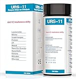 Strisce Test delle Urine (100 pezzi),11 parametri Analisi Stick, Reattive per Urinalisi con cartella colori di riferimento.