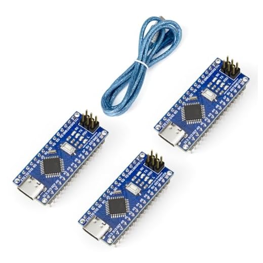 ELEGOO Nano with Headers USB C, Scheda Pre-saldata con Cavo USB Compatibile con Arduino IDE