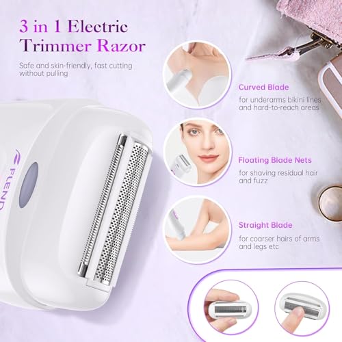 Epilator,Epilator for Women,Facial Hair Removal for Women Rechargeable,2 Speeds Hair Removal Device with 36 Tweezers,Hair Removal Device Legs/Face/Bikini/Arms,Epilator for face Smooth Skin