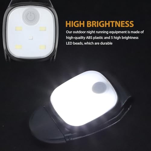 Luz recargable para correr BESTOYARD: pack de 2 luces LED impermeables de ABS para camping 5