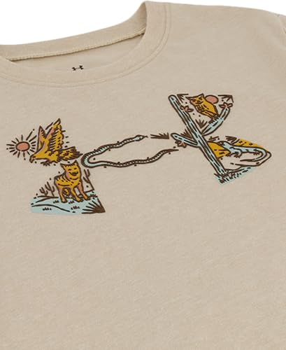 Image of Under Armour Boys' Short Sleeve Graphic T-Shirt, Soft & Comfortable, Outdoor Collection
