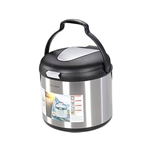 Tayama TXM-70CFZ Energy-Saving Thermal Cooker, 7 quart, Black,