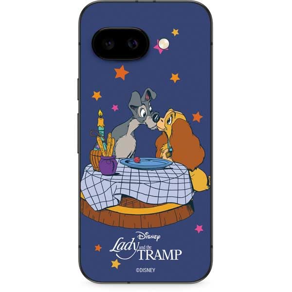 Skinit Decal Phone Skin Compatible with Google Pixel 9a - Officially Licensed Disney Lady & The Tramp Bella Notte Design
