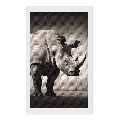 FekiLoot South Africa Animal Diamond Paintings Kits for Beginners, Gem Dot Crafts for Adults, Full Round Drill Diamond Arts, Diamond Art Kits for Home Wall Decor, Office, Gift 12"x20"