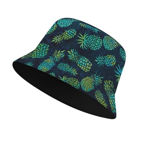 Image of Cool Bucket Hat Beach Sun Hat Beach Fishing Hat for Men Women Teens, Reversible Double-Side-Wear