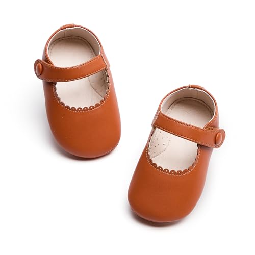 Image of PHIRAMIN Toddler Girl Mary Jane Dress Shoes-Little Girl School Uniform Shoes for Wedding Party