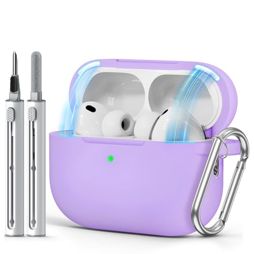 Inesore for AirPods Pro3 �P�[�X (2025) �J���r�i & �N���[�j���O�y���t���A�V���J�Q���f��/�S�ʕی�/�ϏՌ�/���͂ȗ����h�~�A�G�A�[�|�b�Y�v�� ��3����Ή� �}�O�l�b�g���W���b�N�ی�J�o�[ -�p�[�v��