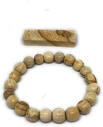 palo santo wood Bracelet hand-crafted made holy wood meditation r...