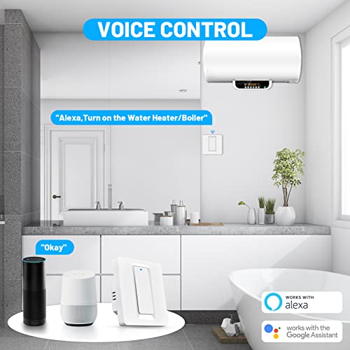 XUELILI WiFi Water Heater Switch, Immersion Heater Smart Timer Switch - Image 2