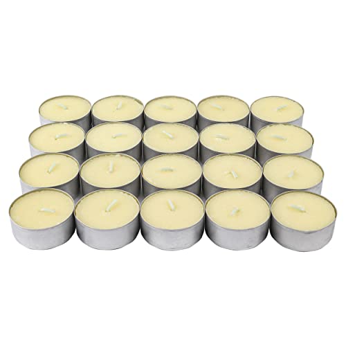 Velas de Té Aromáticas Velas perfumadas - Vainilla Pack 20 Velas