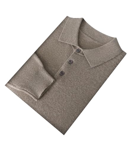 Men's Knitted Pullover Cashmere Sweater Thick Long-Sleeved Warm Basic Business Clothing Top
