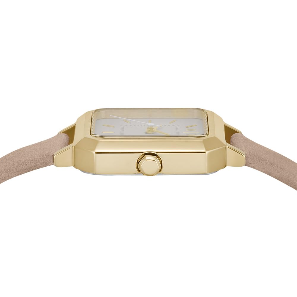 Armani Exchange Orologio da donna, Quarzo Movimento a tre lancette e cassa da 27 mm con cinturino in pelle