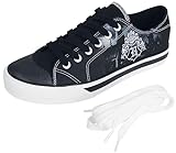 Harry Potter Hogwarts Unisex Sneaker schwarz EU44 Textil Fan-Merch, Filme, Hogwarts