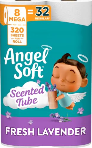 Angel Soft Toilet Paper with Fresh Lavender...