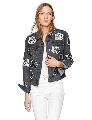 bagatelle star patch denim jacket