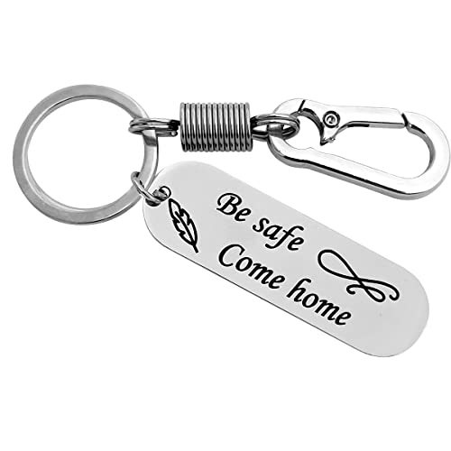 Image of Customize Personalized Laser engraved Drive Safe Keychain Gifts for Husband Dad Boyfriend Valentines Day Father's day Birthday