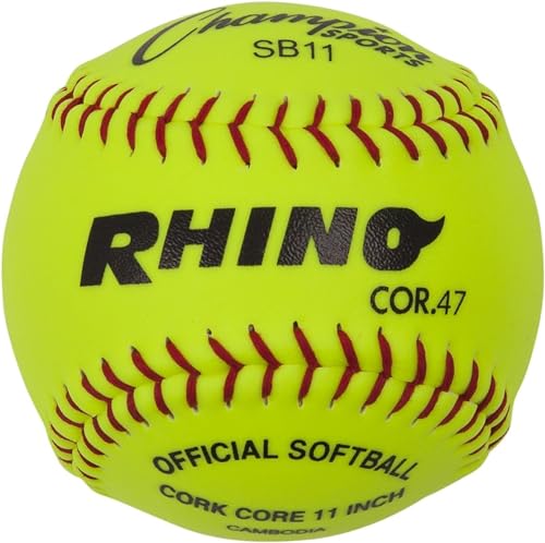 Champion Sports SB11 11 Inch Syntex Leather Cover Softballs thumb #1