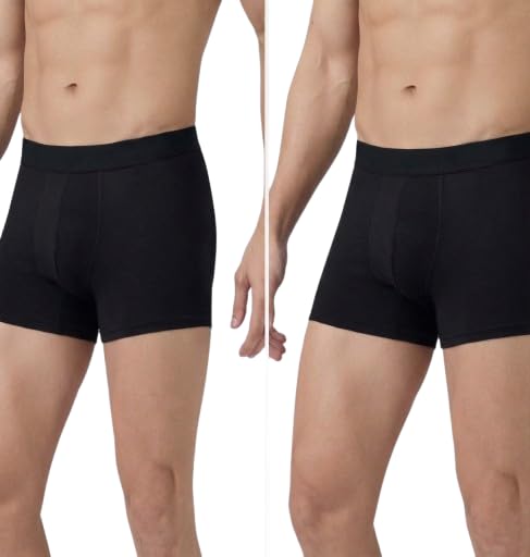Men's Boxer Briefs, Black, Pack of 2, Comfortable Fit Underwear-picture-48