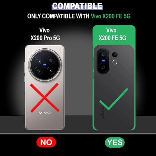 Image of Back Cover for Vivo X200 FE 5G | Full Camera Protection | Premium Liquid Silicon Case | Flexible Bumper Case for Vivo X200 FE 5G (Dark Blue)