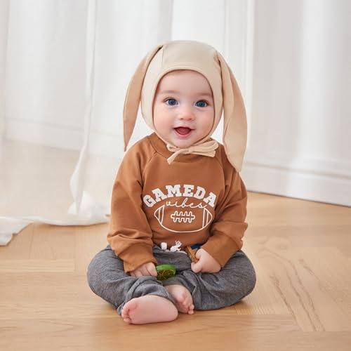 Baby Boy Fall Clothes Set Long Sleeve Crewneck Sweatshirts Pants Cute Infant Newborn Outfits 6 12 18 24 Months 2T2