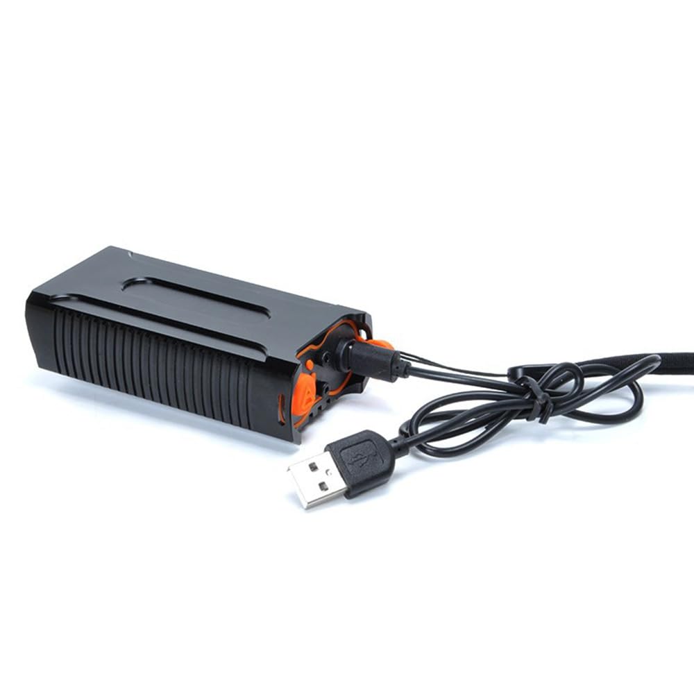 Phares Avant de VTT à LED avec Batterie intégrée, éclairage Nocturne extérieur, Chargement USB, Accessoires pour éclairage de vélo 2T6