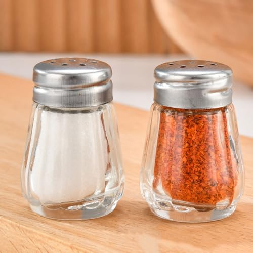 Mini flacons d'assaisonnement en verre rayures verticales pour une prise en main - 6