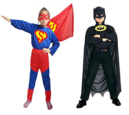 Sarvda Costume Fancy Dress For Boys Girls Kids | Superhero Costumes Photo Shoot School Halloween | Birthday Gift