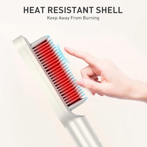 Cepillo alisador de cabello TANSHINE con 21 dientes cerámicos miniatura 4