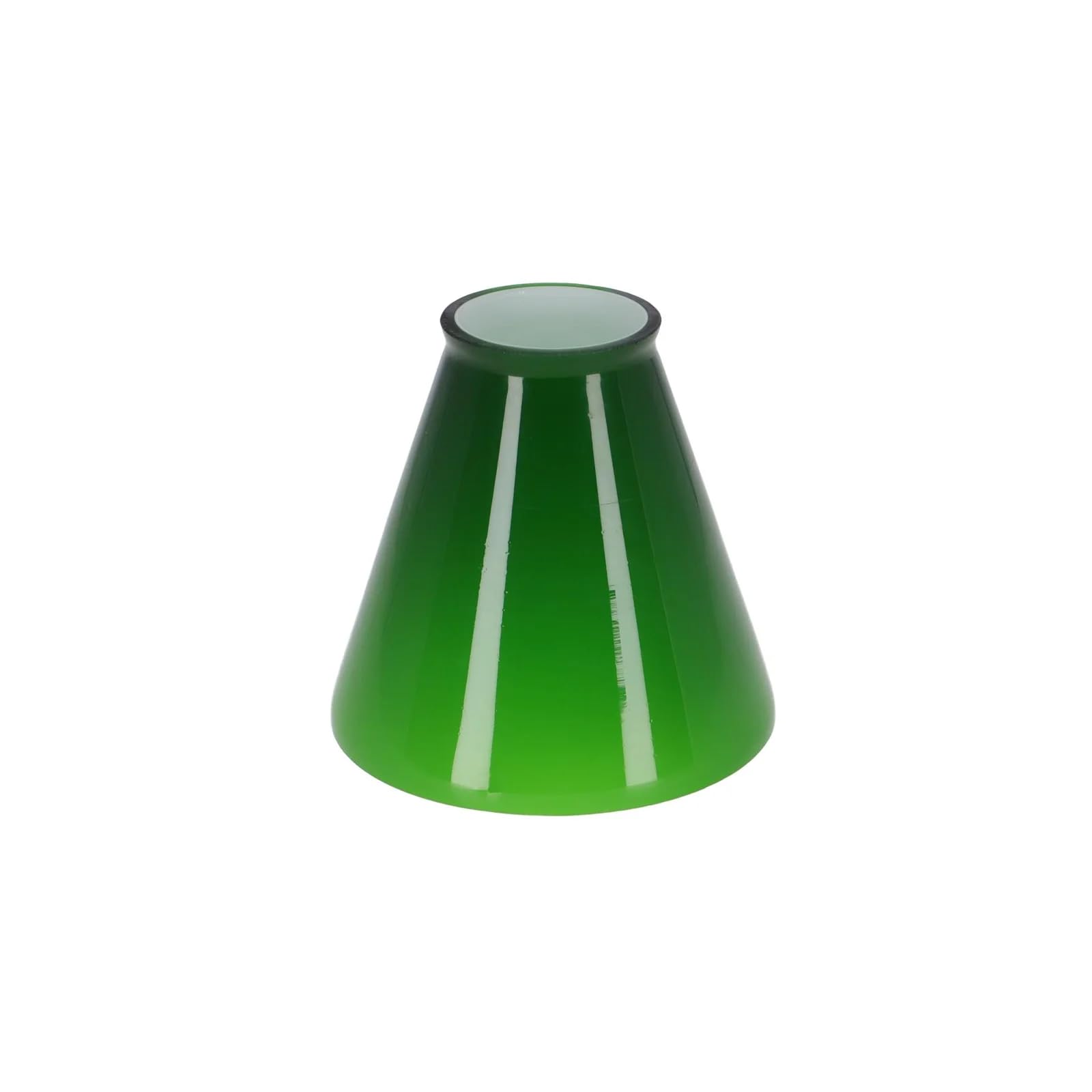 ARTERAMEFERRO Vetro di Ricambio per Lampada Ministeriale Ottone Verde Churchill Banchiere 11 cm