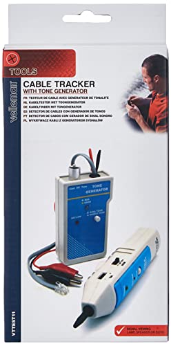 VELLEMAN VTTEST11 kabelzoeker met geluidssignaal, 205 mm x 40 mm x 38 mm Dimension - Image 3
