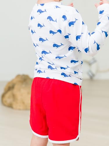 Image of RUGGEDBUTTS Baby /Toddler Boys Long Sleeve Rash Guard Swim Shirt w /UPF 50+