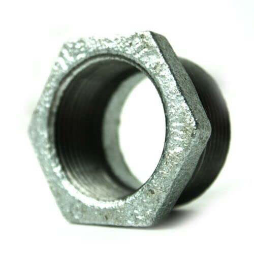 83006 1-1/2 Inch x 1-1/4 Inch Galvanized Steel Hex Bushing HQ