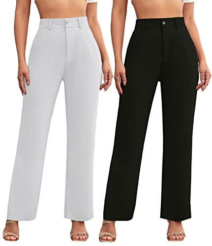 LEE TEX Women Regular Fit Cotton Blend Trousers Combo-1+1