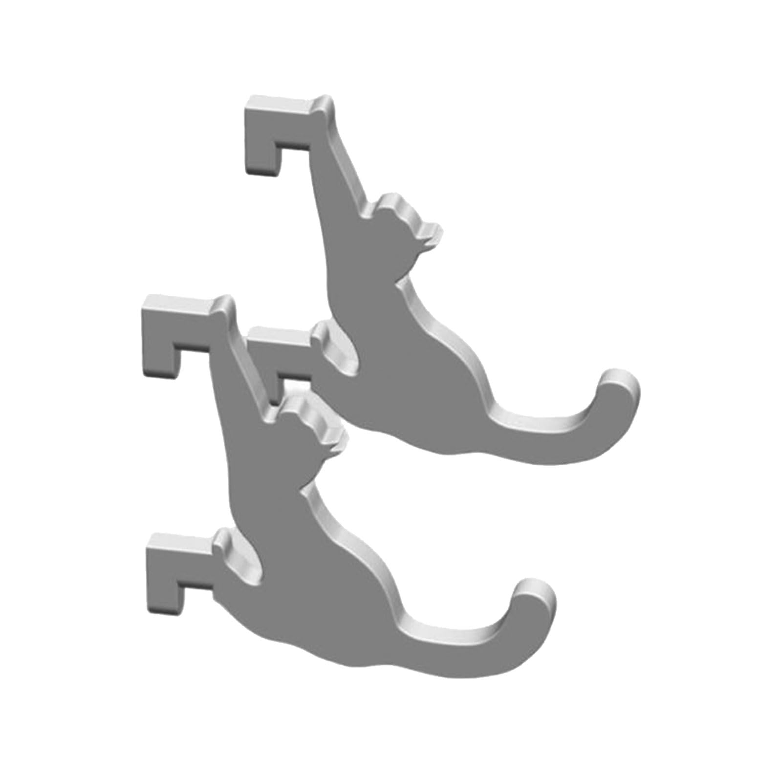 Hsioluted Indoor Storage Organizers Cats Shaped Headphone Data Cable Hanger Hook for SKADIS Holder Hole Board Hook Bracket Pegboard Cats Hooks