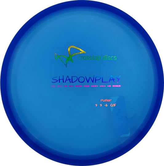 Shadowplay by Crosslap Discs | Translucent Maximum Plastic | Easy to Throw Disc Golf Putter (Colors Vary)