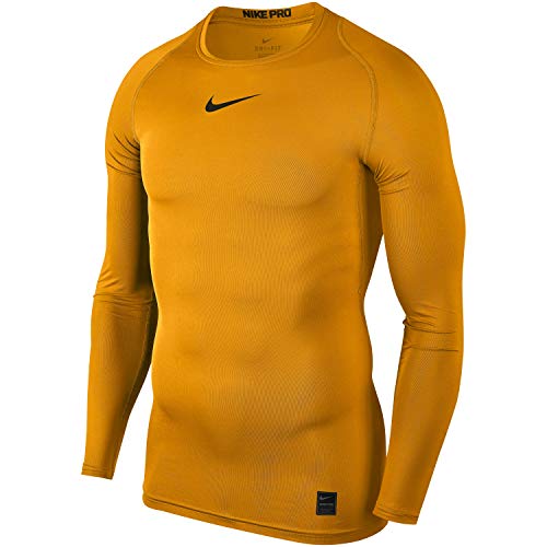 Nike Pro Top Compression Crew Ls Maillot Homme pour entraînement de running