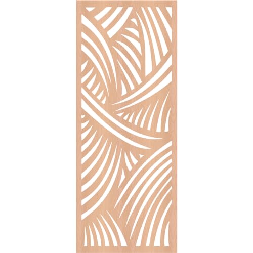 Image of Chester Decorative Pierced Fretwork Wood Wall Panels, 9 3 /8 inchW x 24 3 /8 inchH x 1 /4 inchT, Alder