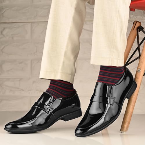 Image of Centrino Formal Shoe for Men | Soft Cushioned Insole for All-Day Comfort | Premium Craftsmanship & Durable Build |Stylish & Elegant Design | Perfect for Office, Business Casual & Formal Attire (9752)