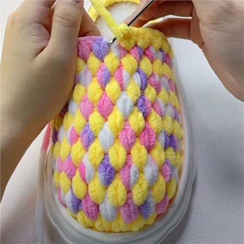 Cloud Sole Soft Diy Handmade Crocheted Home Slippers Insole, Lightweight, Non-Slip And Warm3