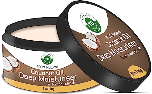 RETRACT TO NATURE Coconut Oil Deep Moisturizer 6oz/170gm | 100% Natural, All Natural Ingredients I Deeply Moisturizer Skin and Hair
