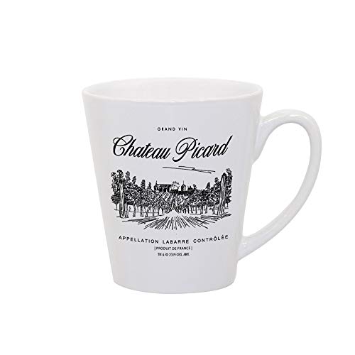 Taza Latte Star Trek Picard Logo 12 oz Oficial miniatura 3