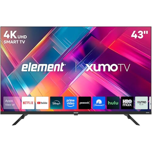 Element E550AE43CG 43 inch Class Revolution Series 4K UHD HDR LED Smart Xumo TV