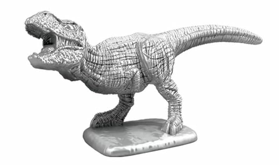 Amazon | モノポリーシルバー恐竜トークンとギフトボックスT