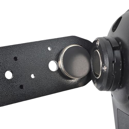 Support talkie-walkie universel à vis autotaraudeuse et kit magnétique