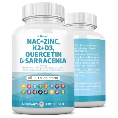 NAC Supplement with D3, K2, Zinc by DSVI Cover