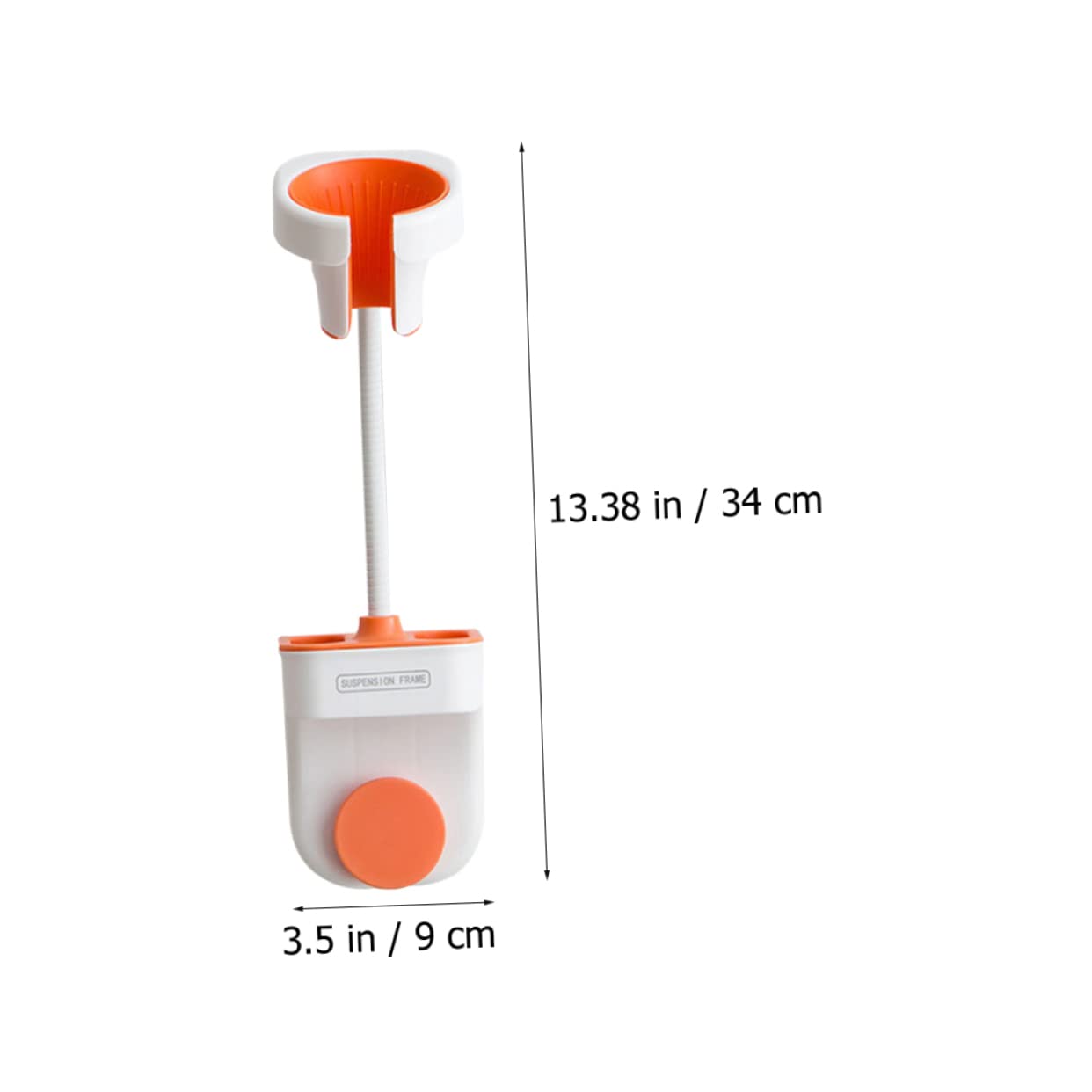 DONFAMDS Rotatable Wall Mounted Hair Dryer Holder Storage Rack for Bathroom Durable Directional Design for Easy Hair Drying Space Saving