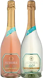Kit 2 Garrafas Espumante Sem Álcool Aurora, Rosé e Branco,