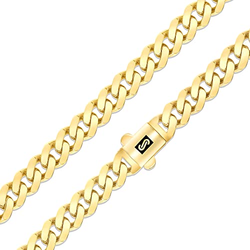 Nuragold NG10YMNH6MM-6 10K Yellow Gold 6Mm Royal Monaco Miami Cuban Link Chain Bracelet thumb #5
